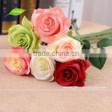 GNW FLS02 Wedding Favor Fake Rose Flower Single Stem Made in China thumbnail-1