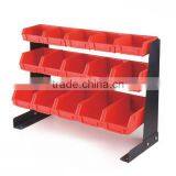 15 Bin Storage Rack,15 Plastic Storage Bin Kit, Combination Boxes15 Bins Plastic Storage Bin Rack Bin Shelf (202731) thumbnail-1