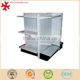 OEM Store Fixtures Floor Standing Metal Supermarket Shelf Gondola