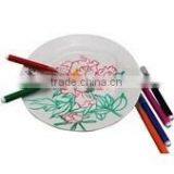 Ceramic Plate With Marker Pen thumbnail-1