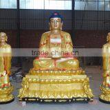 Eastern Style Outdoor Fengshui Crafts Fiberglass Buddha Garden Statue Hot Sale thumbnail-2