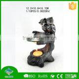 Unique Design Indoor Decoration Tabletop Stand Resin Owls Figurine thumbnail-1