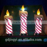 LED Light Acrylic Colorful Candle Table Decoration for 2015 thumbnail-2
