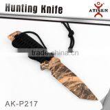 New Design Hunting Knife 3Cr13 Blade Lanyard Wrapped Handle Outdoor Survival Hand Tools thumbnail-2