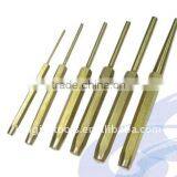 6PC Brass Steel Hand Center Hole Punch Tools Set