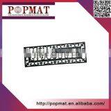 Set of 4 Elegant Outdoor Black Scrollwork Rubber Non Slip Stair Treads Mat thumbnail-4