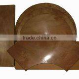 Natural Plywood Dining Folding Table for Banquet Wedding thumbnail-2