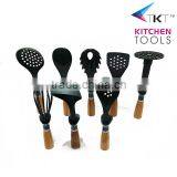 Solid Wood Handle Nylon Kitchen Utensils,Wood Handle Nylon Kitchen Set,nylon Kitchen Tool Set,nylon Kitchen Utensils thumbnail-1