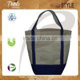 Cotton Boat Bag With Cotton All Round Handle thumbnail-1