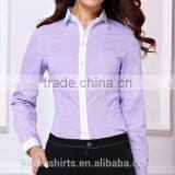 Office Lady Dress Shirts Bank Hotel Work Uniform Shirts Blouse thumbnail-2