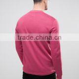 2017 Manufacturer High Quality New Design Durable Baseball Collar 100% Cotton Sweat Pink Casual Men Running Bomber Jacket thumbnail-2
