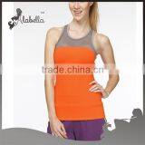 Womens Compression Wear Singlet Yoga Tank Tops Gym Wear for Ladies thumbnail-1