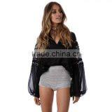 Maxnegio Womens Clothing Latest New Design 2017 Shirts Casual Spring Normal Blouse thumbnail-4