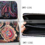New Stylish Women Canvas Cotton Classic Floral Wallet thumbnail-5