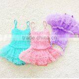 Hot Selling Swimwear Lace Little Girl Bikini Baby Girl Swimsuits /girls Shiny Swimsuit thumbnail-5