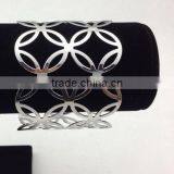 2016 New Designer Silver Metal Arm Cuff Bangle Fashion Wide Plain Blank Bangle thumbnail-1