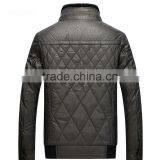 Top Quality Real Fur Collar Embossed Fabric Heavy Padding Casual Jacket For Man thumbnail-2
