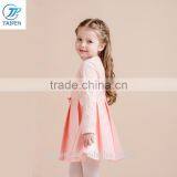 Girl's New Year Party Dress In Stain And Embroidery Fabric 2017 Spring Dress Designs For Girl thumbnail-3
