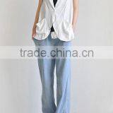 Hot Sell Women Summer Baggy Pants High Street Denim Wide Leg Straight Sweat Pants Jogger Jeans for Women thumbnail-3