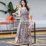 China Whosale Cheap Flower Girl Chiffon Dress Boho Maxi Long Beach Dress thumbnail-5