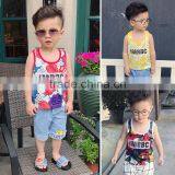 S17139A Baby Boys Summer Pattern Printed Vest thumbnail-2