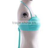 Hot Sale Summer Chevron Swim Ruffle Bandeau Top thumbnail-5