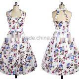 Walson Womens Ladies New Floral Vintage 1950s Rockabilly Party Prom Tea Dress thumbnail-1
