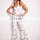 High Neck Hollow Out Sleeveless Halter Straps Maxi Dress thumbnail-3