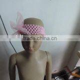 Baby Girl Reseau Hairband Bowknot Chiffon Lace Kids Adjustable Elastic Headband Wholesale thumbnail-2