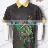 colorful top quality dart shirt / popular new fashion custom design darts polo shirt