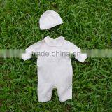 Long Sleeve Knitted Baby Girl Romper Sweater With Hat thumbnail-1