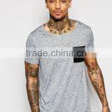 Guangzhou Shandao Factory 160g 100% Cotton O-Neck With Pocket Casual Summer Short Sleeve T Shirt Design thumbnail-2