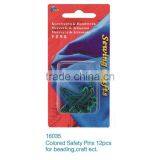 D&D Fancy Safety Pins 12pcs for Beading, Craft Ect thumbnail-1