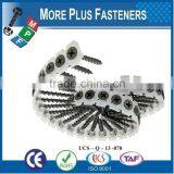 Made in Taiwan Phillips Bugle Head Coarse or Fine Thread Sharp Point Drywall Screw Collated in Plastic Strips thumbnail-3