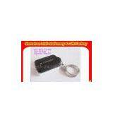 Promotional Plastic 3pcs Oem Logo Rechargeable Solar Powered Keychains Torch Lights