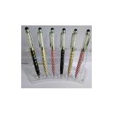 touch screen stylus pen for smart phone with glitter