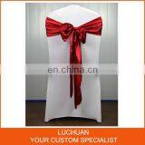 New Arrival Cheap Wedding Decorative High Quality Aqua Chair Sashes thumbnail-5