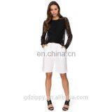 Long Sleeves Black Lace Fashion Blouses 2015 thumbnail-6