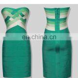 2016 factory price high quality Sexy woman night club party Off Shoulder Bandage Dress for Sale