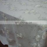 Chinese Ivory Lace Table Overlays Indian Embroidered Table Cloth thumbnail-5