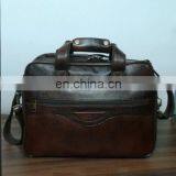 Mens Leather Messenger Vintage Briefcase Bags thumbnail-1