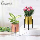 Metal Flower Stand With Flower Pot thumbnail-3
