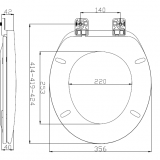 Economical PP Round Toilet Seat Cover thumbnail-2
