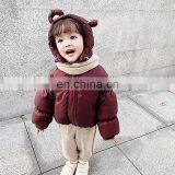 6360 Baby Clothes Cute Baby Girl Cartoon Warm Down Coat With Hood thumbnail-3