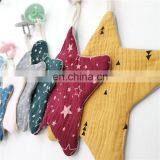 Hydrophilic Terry Velvet Muslin Baby Girl Boy Bib Weaning Cloth Teether Blanket thumbnail-4