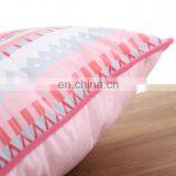 Высококачественные уютные декоративные полосатые квадратные наволочки для подушек из бархата с индивидуальным принтом thumbnail-5