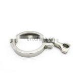 Wholesale Price 1.5" SS304 Heavy Duty Single Pin Clamp Fitting Connection Stainless Steel Sanitary Flange Clamp thumbnail-4
