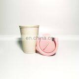 Customized Wheat Fiber Cup Biodegradable Straw Water Bottle Straw Cup thumbnail-5