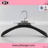 Black Square Hook Plastic Rubber Coated Hanger for Coats thumbnail-4