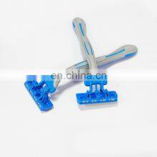 High Guality Hotel Supplies Disposable Stainless Steel Triple Blade Shaver Razor thumbnail-4